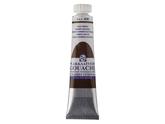 Gouache 408 OMBER NATUREL 20ml Talens plakkaatverf