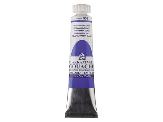 Gouache 505 ULTRAMARIJN LICHT 20ml Talens plakkaatverf