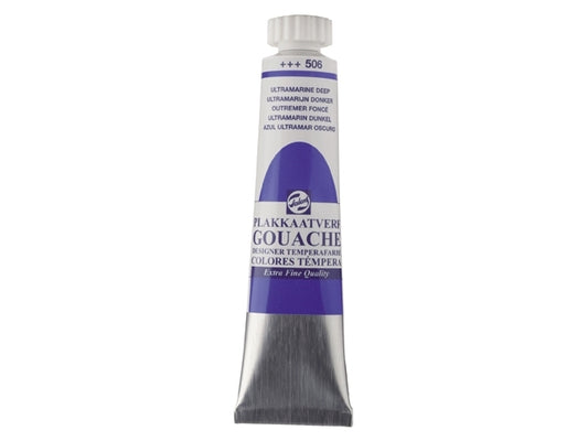 Gouache 506 ULTRAMARIJN DONKER 20ml Talens plakkaatverf