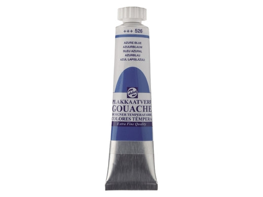 Gouache 526 AZUURBLAUW 20ml Talens plakkaatverf