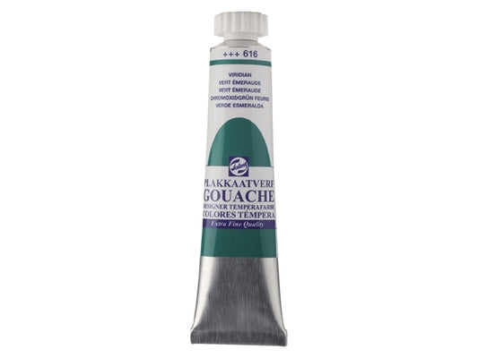 Gouache 616 VIRIDIAN 20ml Talens plakkaatverf