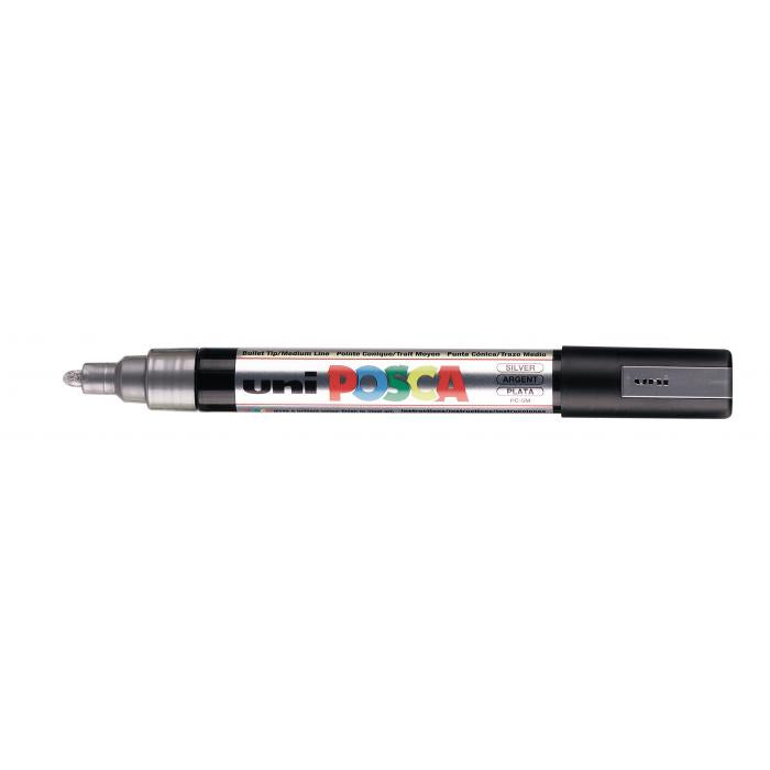 Posca verf stift PC5M Zilver