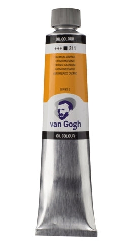 Cadmium Oranje 211 Olieverf 200 ml. S2 Van Gogh