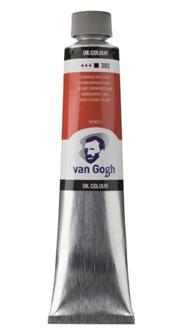 Cadmium Rood Licht 303 Olieverf 200 ml. S2 Van Gogh