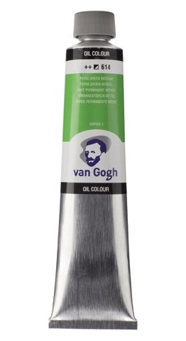 Permanent groen Middel 614 Olieverf 200 ml. S1 Van Gogh