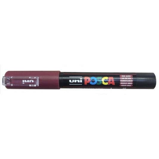 Posca verf stift PC1M Wijn Rood