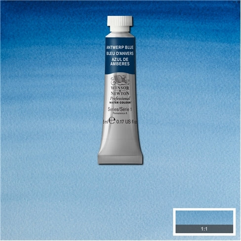 Antwerp Blue 5ml  010 S1 Artist's Aquarel Winsor & Newton