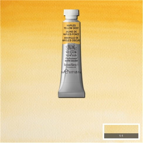 Naples Yellow Deep 5ml  425 S1 Artist's Aquarel Winsor & Newton