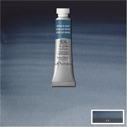 Payne's Grey 5ml  465 S1 Artist's Aquarel Winsor & Newton