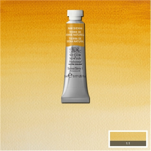 Raw Sienna 5ml  552 S1 Artist's Aquarel Winsor & Newton