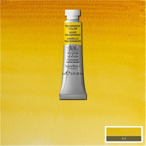 Transparant Yellow 5ml  653 S1 Artist's Aquarel Winsor & Newton