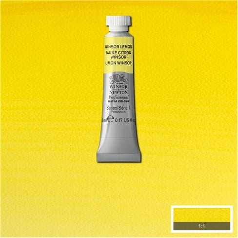 Winsor Lemon 5ml 722 S1 Artist's Aquarel Winsor & Newton