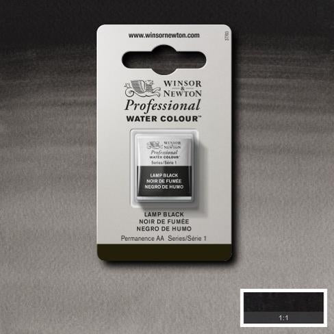 Lamp Black napje  337 S1 Artist's Aquarel Winsor & Newton