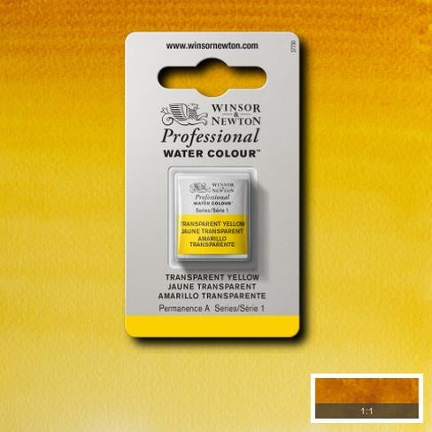 Transparant Yellow napje  653 S1 Artist's Aquarel Winsor & Newton