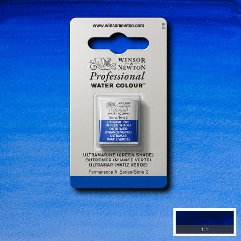 Ultramarine (green shade) napje  667 S2 Artist's Aquarel Winsor & Newton