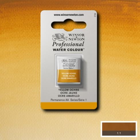 Yellow Ochre napje  744 S1 Artist's Aquarel Winsor & Newton