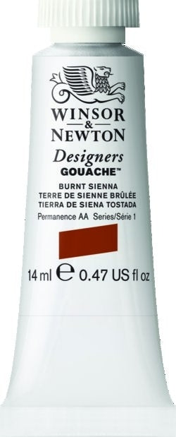 BURNT SIENNA 74 14 ml. S1 Designers Gouache Winsor & Newton