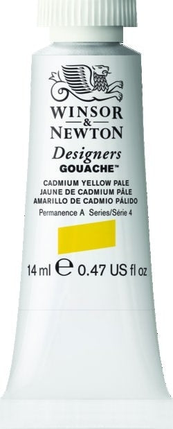 CADMIUM YELLOW PALE  118 14ml. S4 Designers Gouache Winsor & Newton