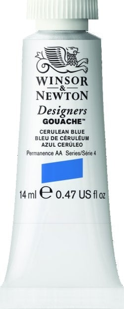 CERULEAN BLUE 137 14ml. S4 Designers Gouache Winsor & Newton