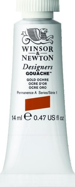 GOLD OCHRE 285 14 ml. S1 Designers Gouache Winsor & Newton