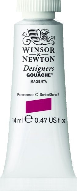 MAGENTA 380 14 ml. S2 Designers Gouache Winsor & Newton
