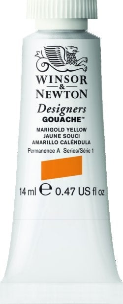 MARIGOLD YELLOW 384 14 ml. S1 Designers Gouache Winsor & Newton