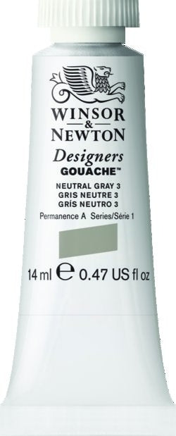 NEUTRAL GREY NO3 436 14 ml. S1 Designers Gouache Winsor & Newton