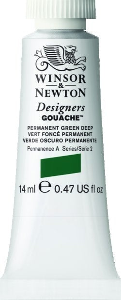 PERMANENT GREEN DEEP 482 14ml. S2 Designers Gouache Winsor & Newton