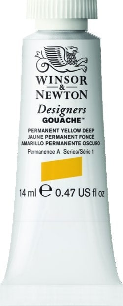 PERMANENT YELLOW  DEEP 508 14 ml. S1 Designers Gouache Winsor & Newton