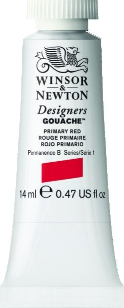 PRIMARY RED 524 14 ml. S1 Designers Gouache Winsor & Newton