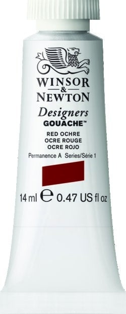 RED OCHRE 564 14 ml. S1 Designers Gouache Winsor & Newton