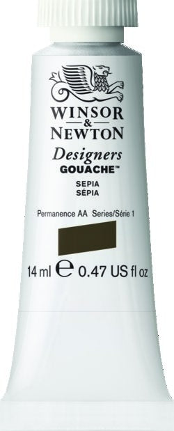 SEPIA 609 14 ml. S1 Designers Gouache Winsor & Newton