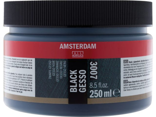 Amsterdam Zwarte Gesso 3007 - 250 ml